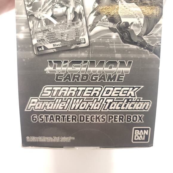 Digimon Card Game Pack of 6 Starter Deck Parallel World Tactician 2022 - Picture 1 of 8